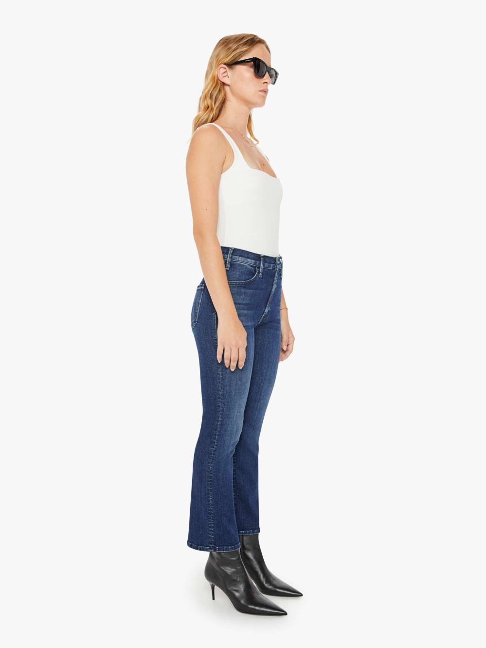 Women Bootcut | Mother Denim PETITES The Lil' Hustler Ankle - Heirloom
