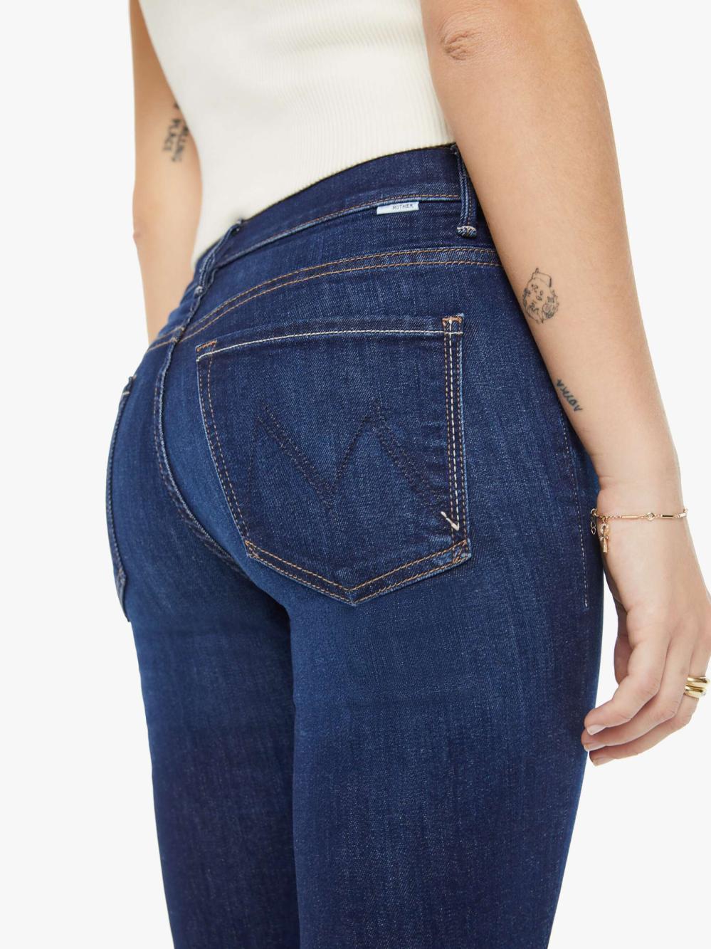 Women Bootcut | Mother Denim PETITES The Lil' Insider Crop Step Fray - Off Limits