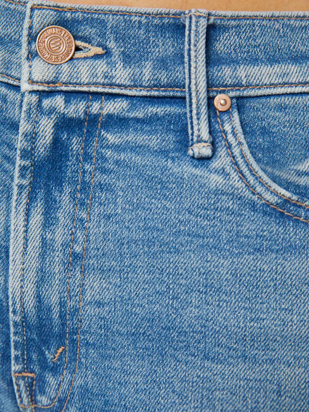 Women Bootcut | Mother Denim PETITES The Lil' Outsider Sneak - Flag Me Down