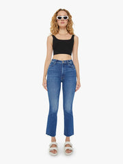 Women Bootcut | Mother Denim The Hustler Ankle Fray - Grasping At Straws
