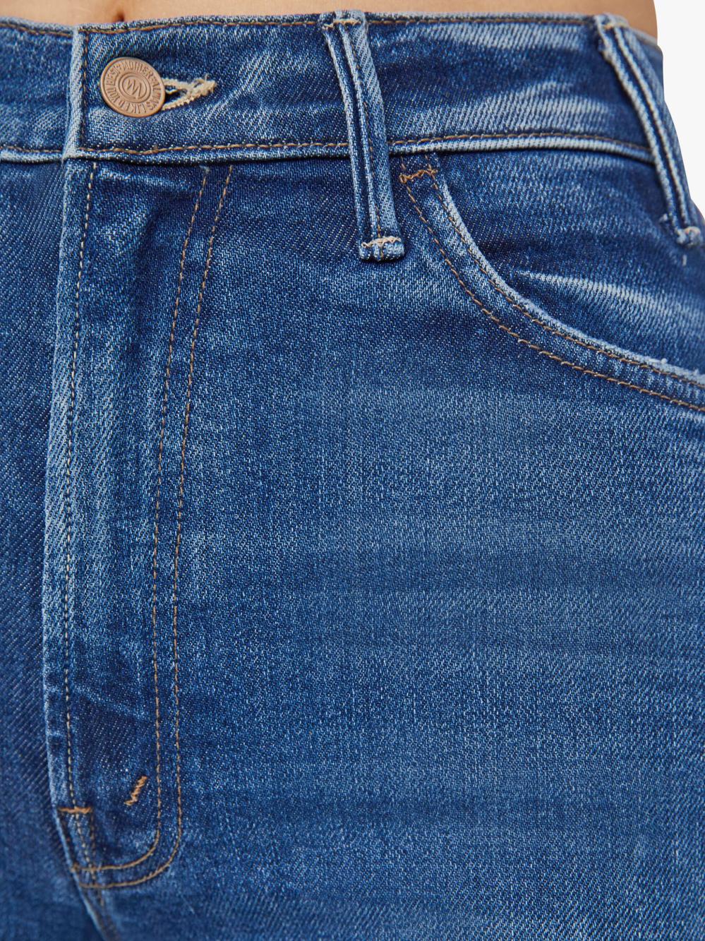 Women Bootcut | Mother Denim The Hustler Ankle Fray - Grasping At Straws