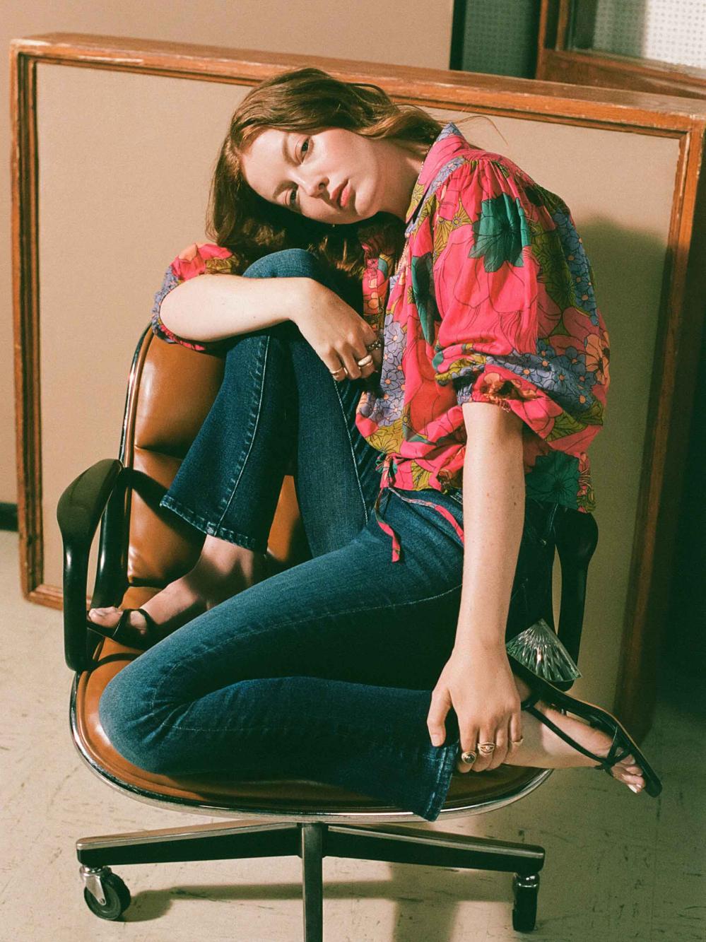 Women Bootcut | Mother Denim The Insider Ankle - Mind Games