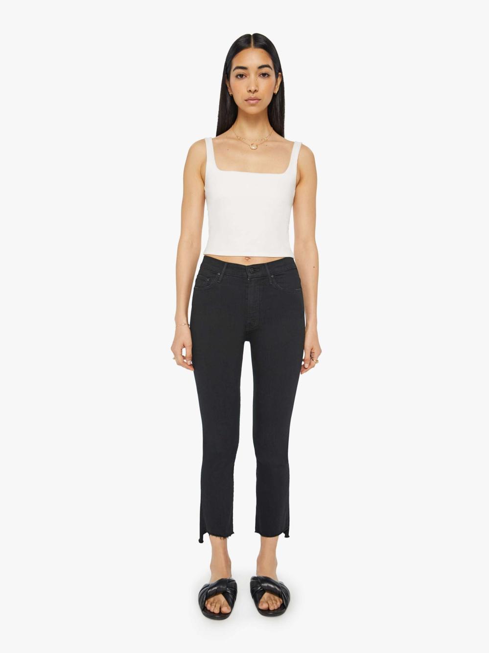 Women Bootcut | Mother Denim The Insider Crop Step Fray - Not Guilty