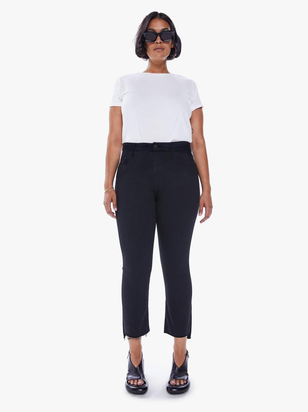 Women Bootcut | Mother Denim The Insider Crop Step Fray - Not Guilty