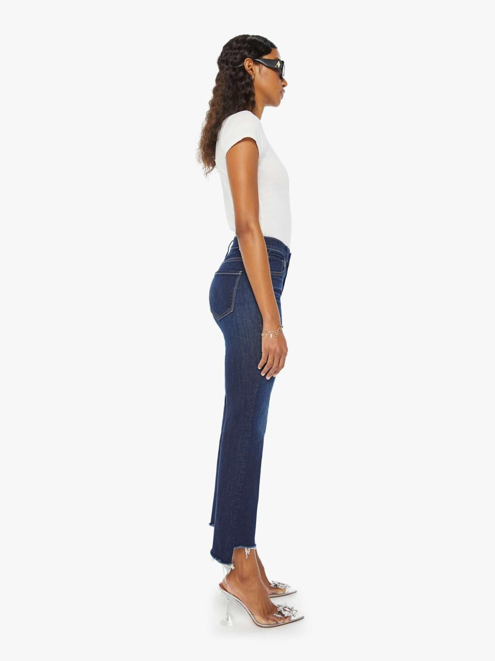 Women Bootcut | Mother Denim The Insider Crop Step Fray - Off Limits