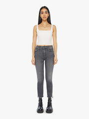 Women Bootcut | Mother Denim The Insider Crop Step Fray - Up In Smoke