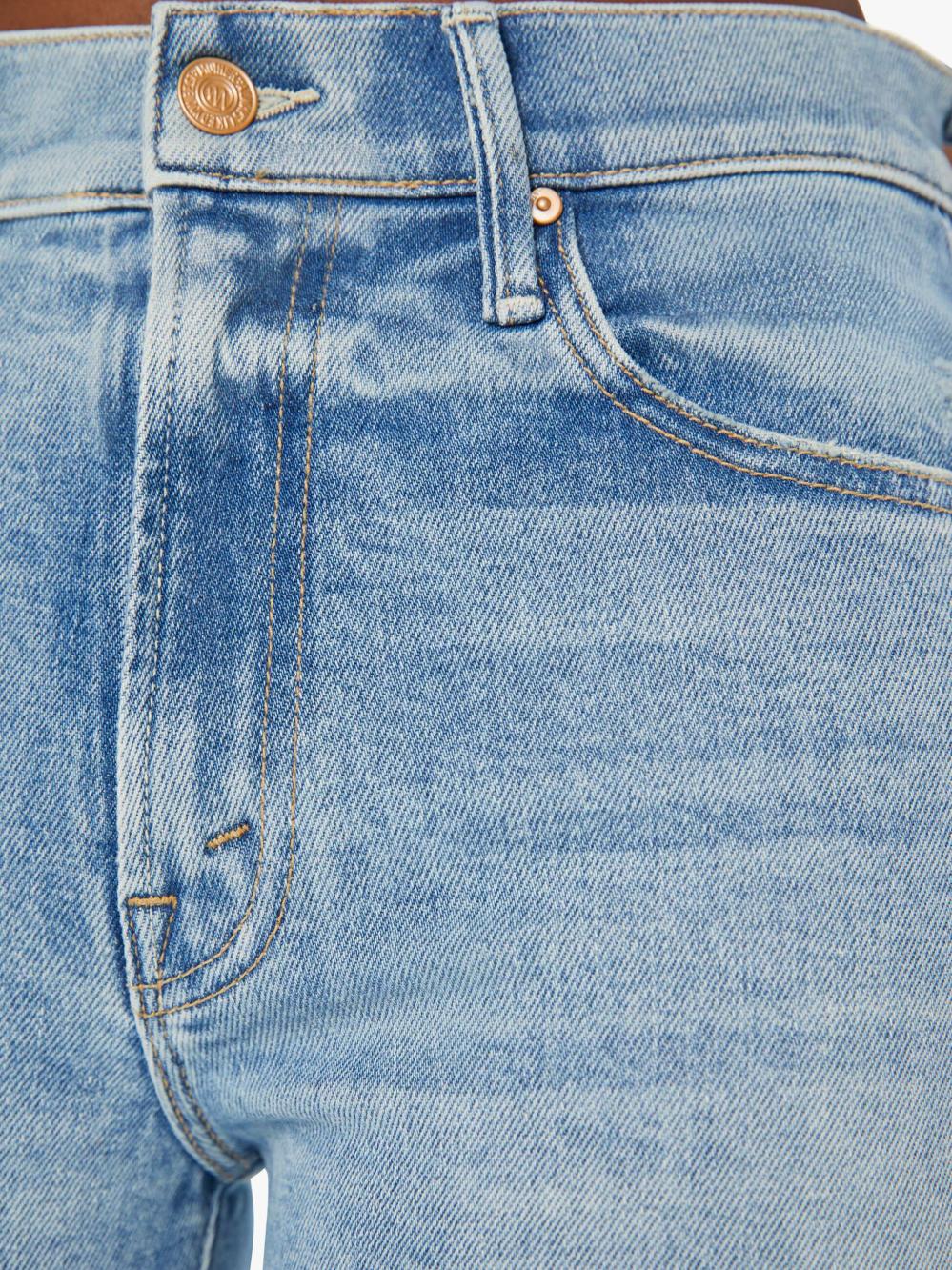 Women Bootcut | Mother Denim The Insider Flood Fray - Peak-A-Boo