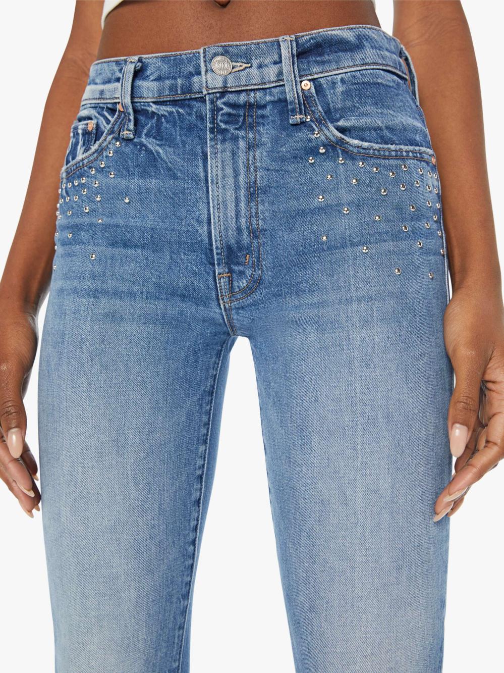 Women Bootcut | Mother Denim The Insider Flood - Metal Magic