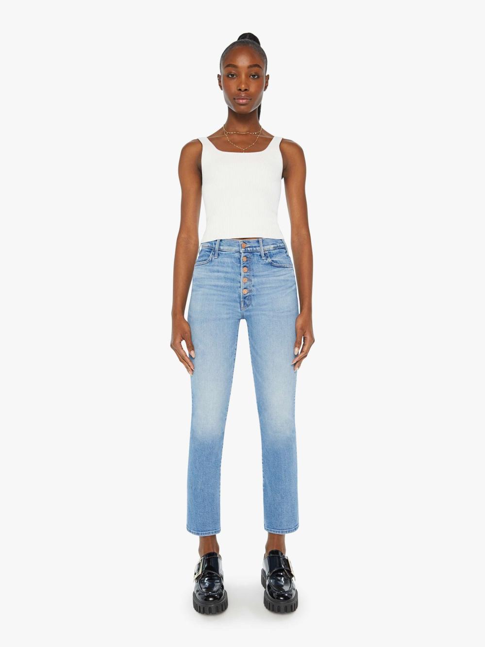 Women Bootcut | Mother Denim The Pixie Hustler Ankle - Tarot Time