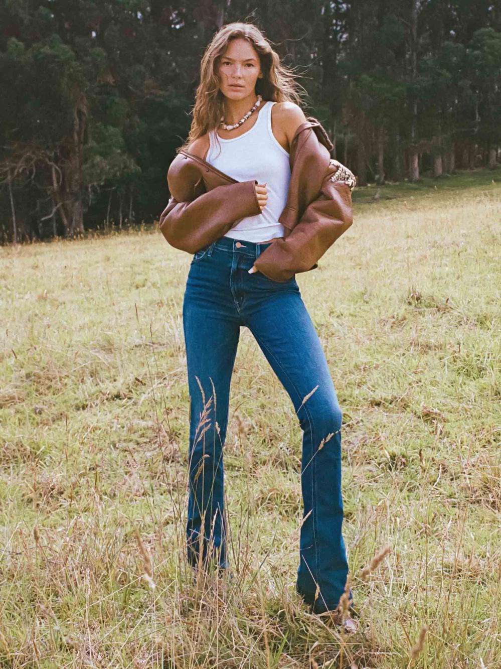 Women Flare | Mother Denim High Waisted Runaway - Teaming Up