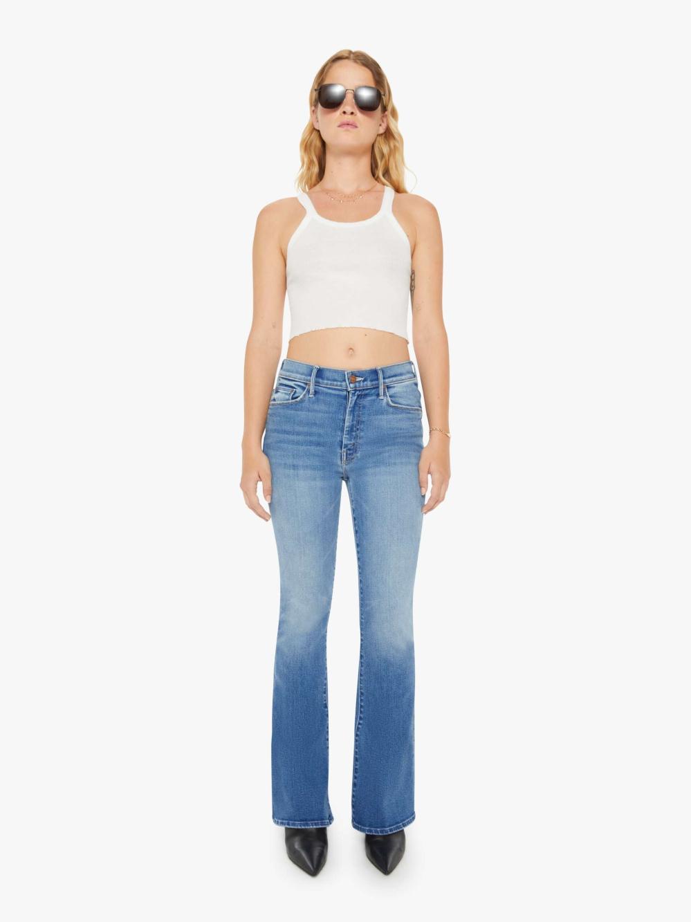 Women Flare | Mother Denim PETITES The Lil' Weekender - Layover