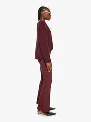 Women Flare | Mother Denim SABLYN Bailey High Rise Pintuck Flare - Bordeaux