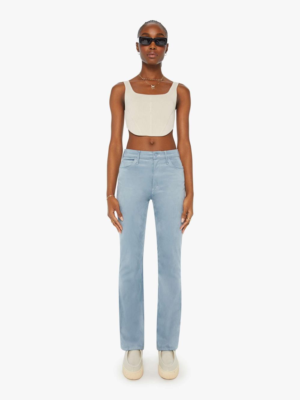 Women Flare | Mother Denim The Desperado - Soft - Core - Blue-Hoo