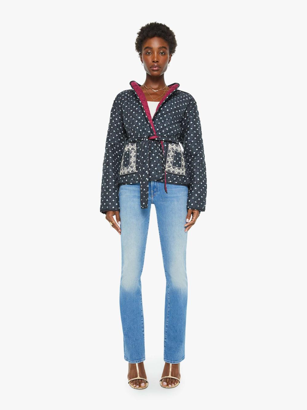 Women Jackets | Mother Denim Alix Of Bohemia Tamil Jacket - Raven Dot