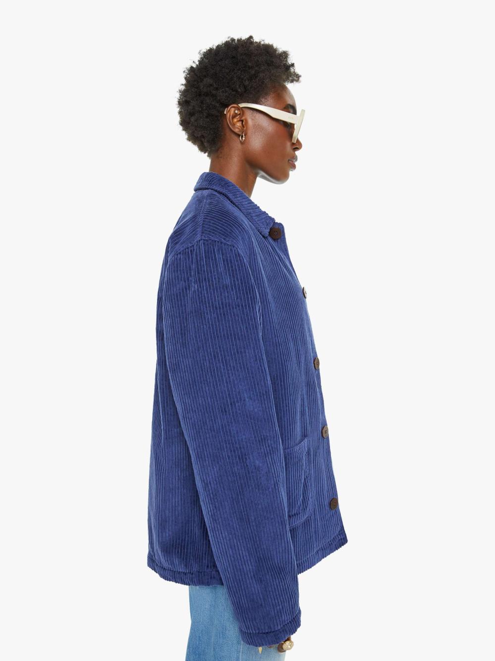 Women Jackets | Mother Denim La Paz Baptista Jacket - Blue Ocean