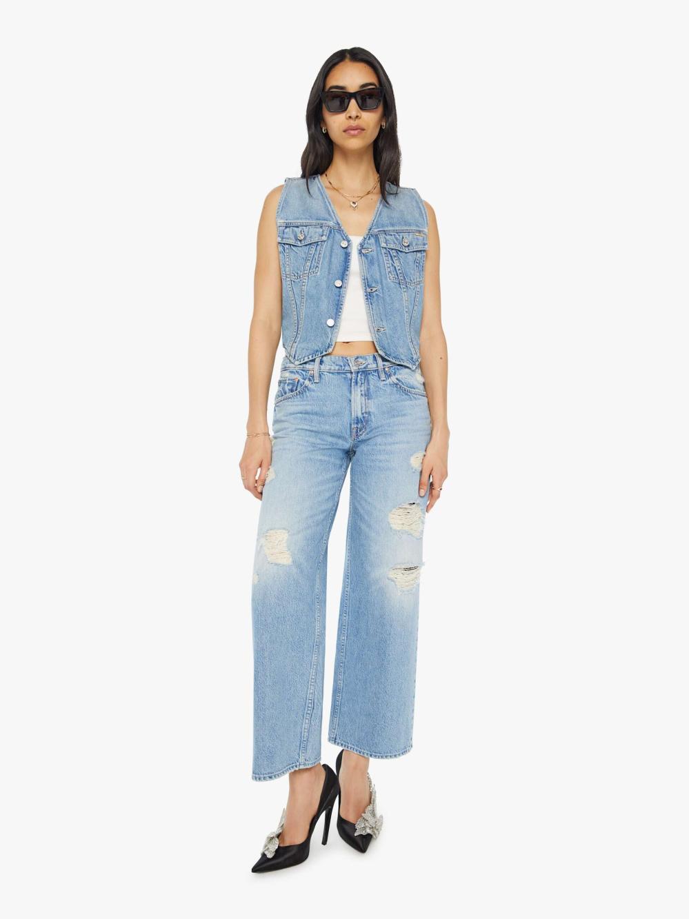 Women Jackets | Mother Denim The Bruiser Vest - Unholy Roller