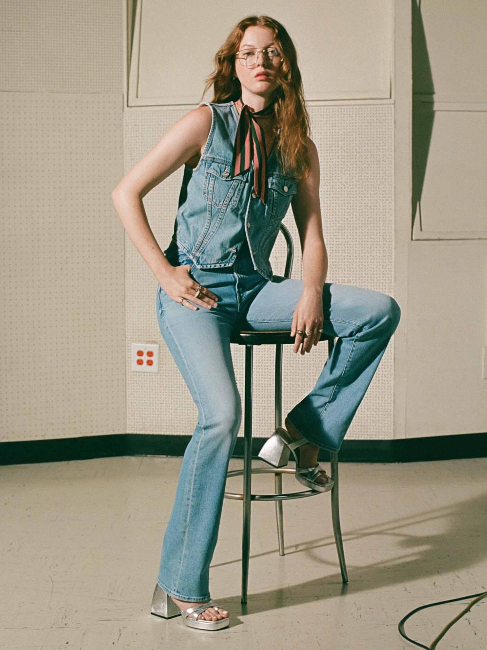 Women Jackets | Mother Denim The Bruiser Vest - Unholy Roller