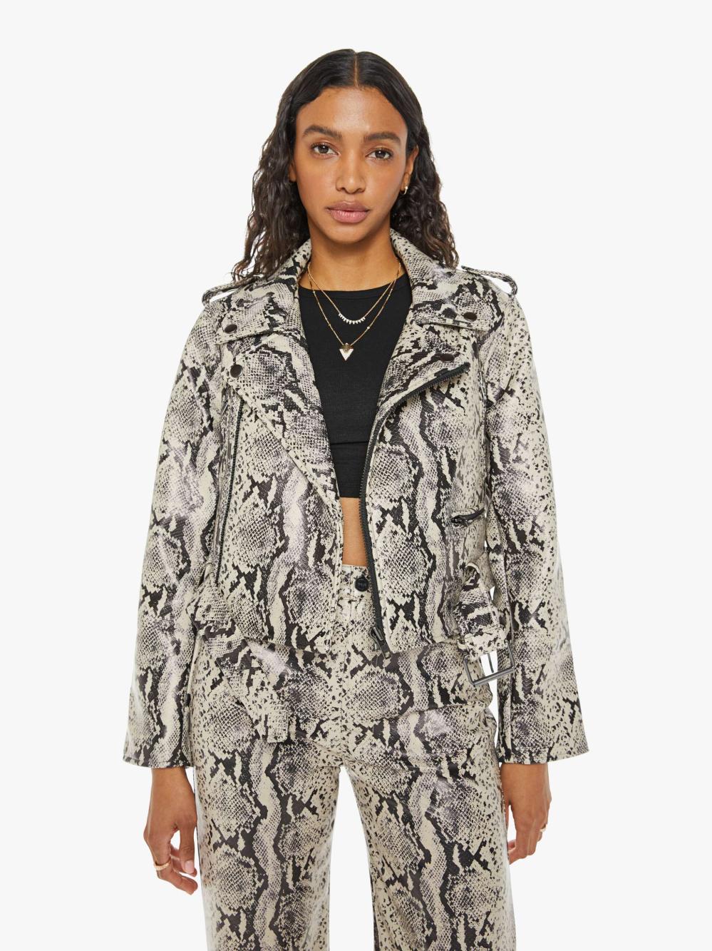 Women Jackets | Mother Denim The Chopper - In Cold Blood