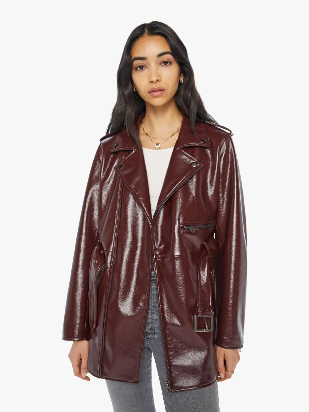 Women Jackets | Mother Denim The Midi Chopper - Can't Catch Me