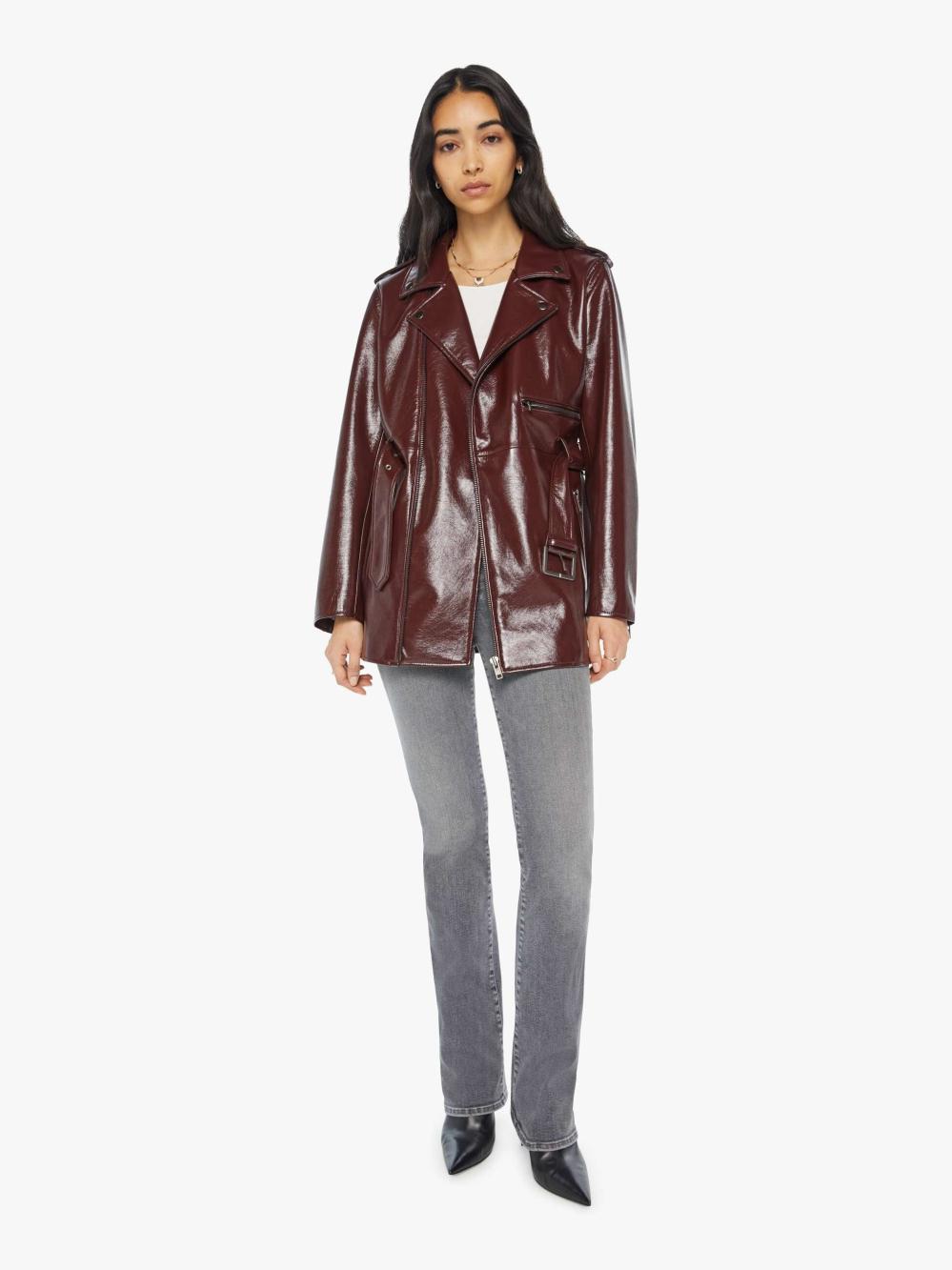 Women Jackets | Mother Denim The Midi Chopper - Can't Catch Me