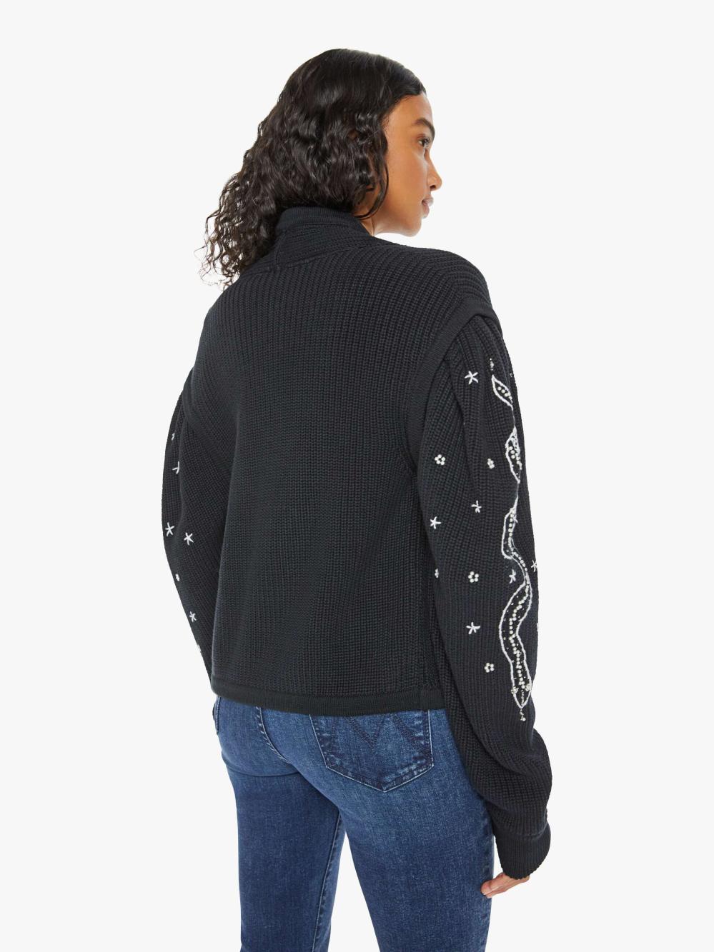 Women Jackets | Mother Denim The Puff Sleeve Cardigan - Up Your Sleeve