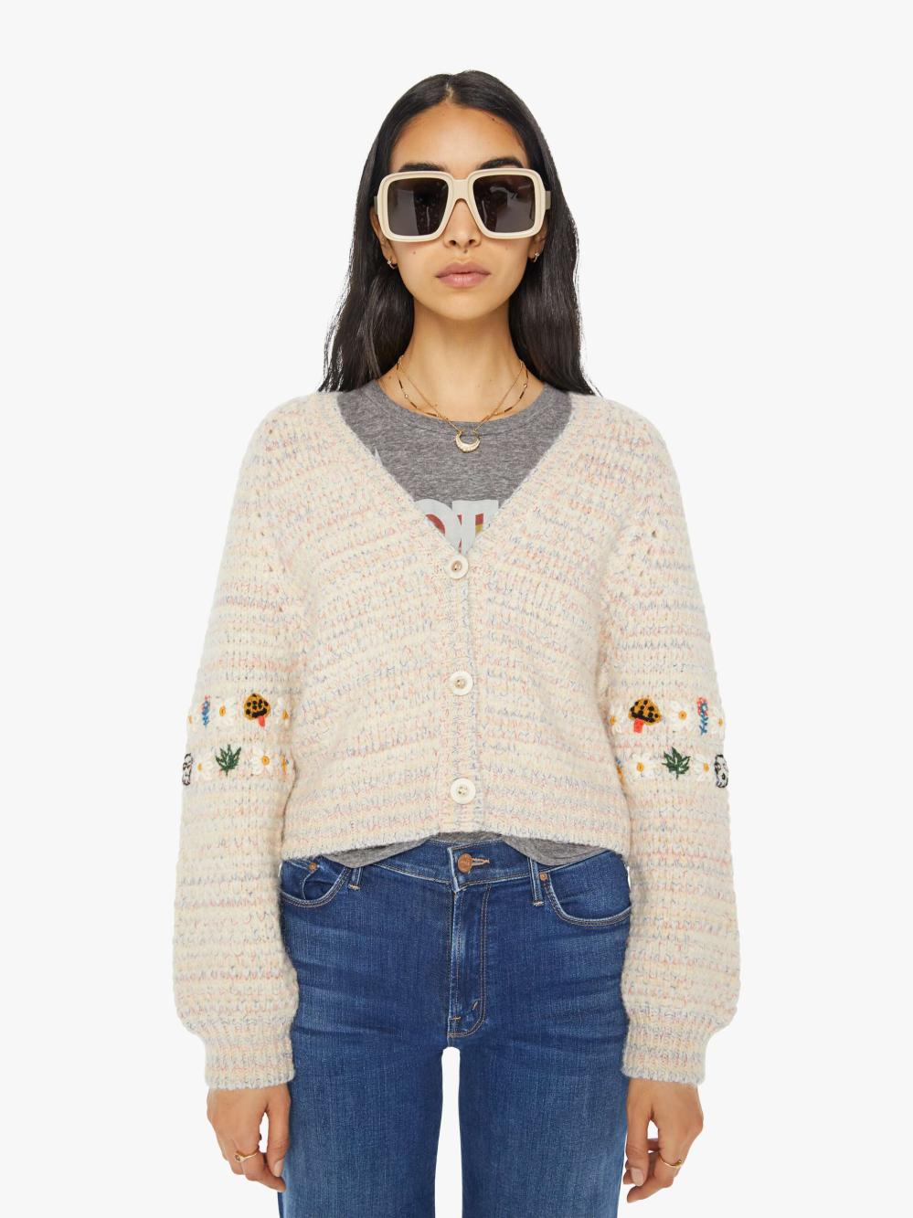 Women Jackets | Mother Denim The Raglan Bell - Don't Eat The Daisies