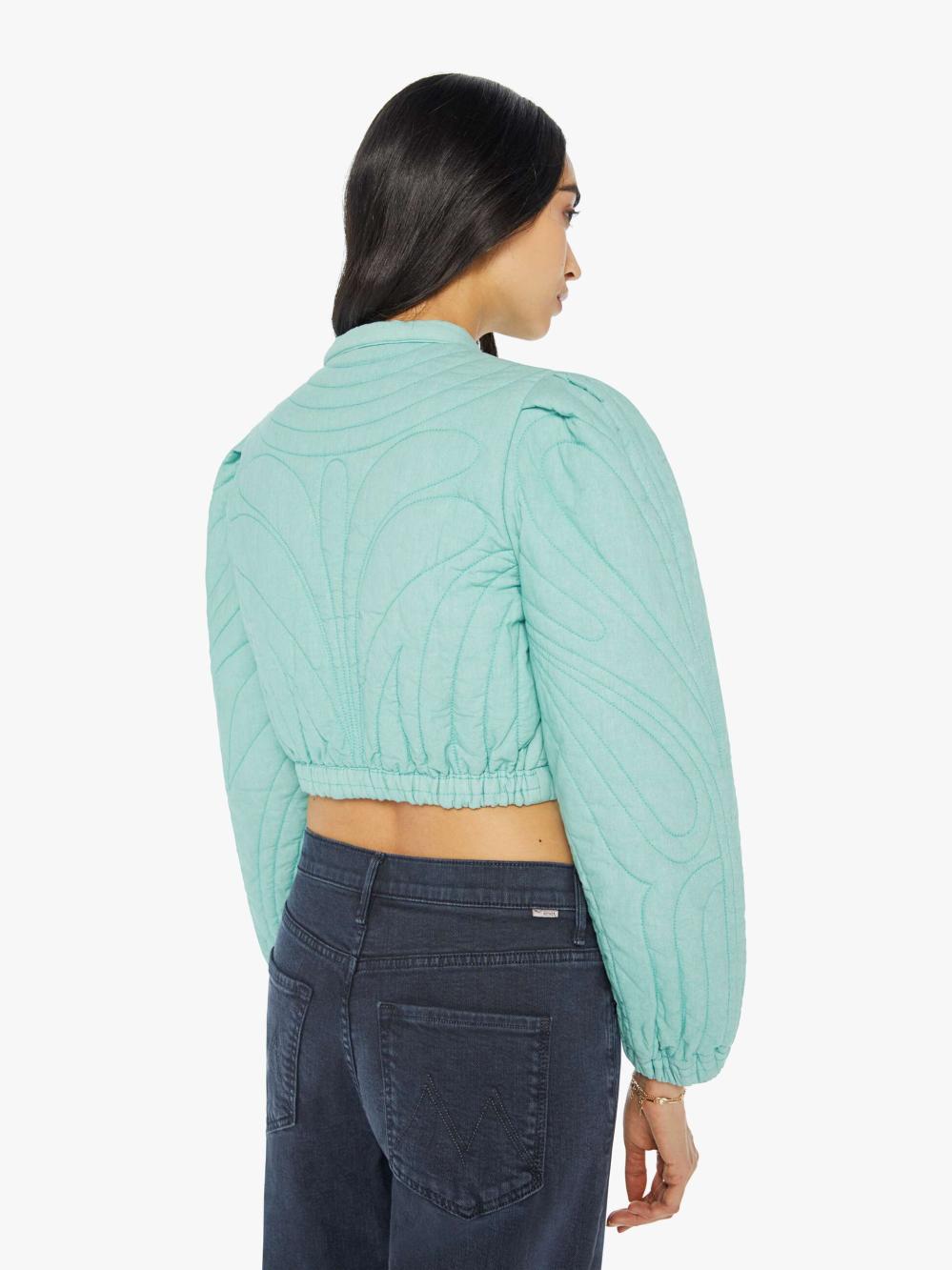 Women Jackets | Mother Denim The Rough Puff - Reading Tea Leaves