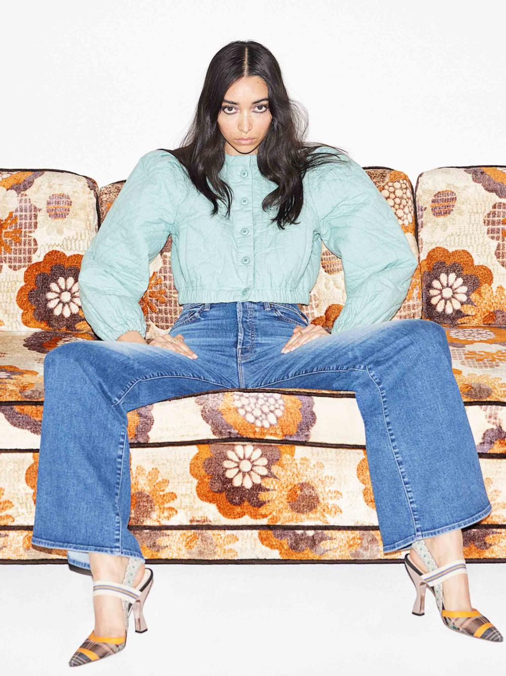 Women Jackets | Mother Denim The Rough Puff - Reading Tea Leaves