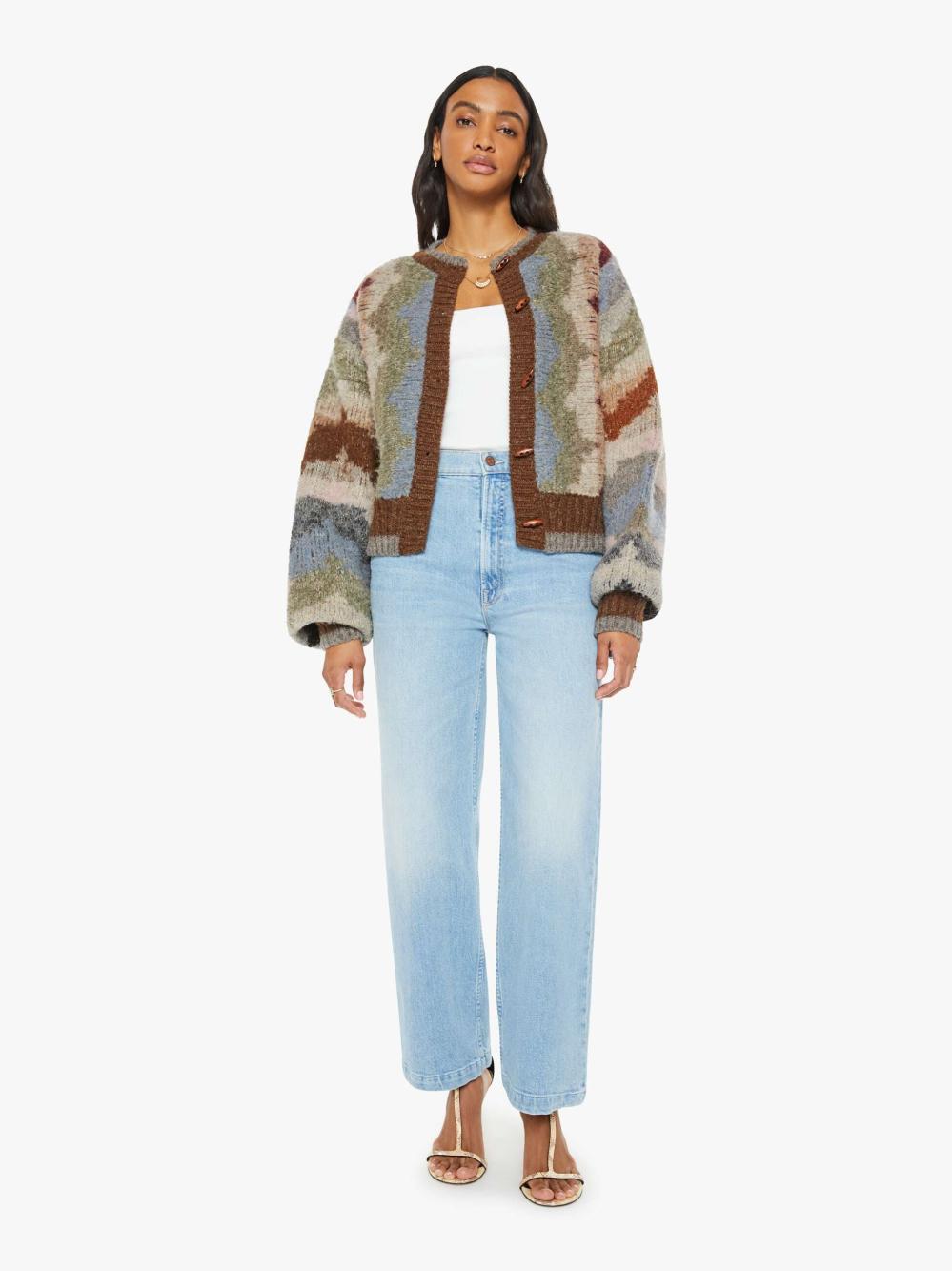 Women Jackets | Mother Denim The Soaring High Cardigan - Bumpy Trails