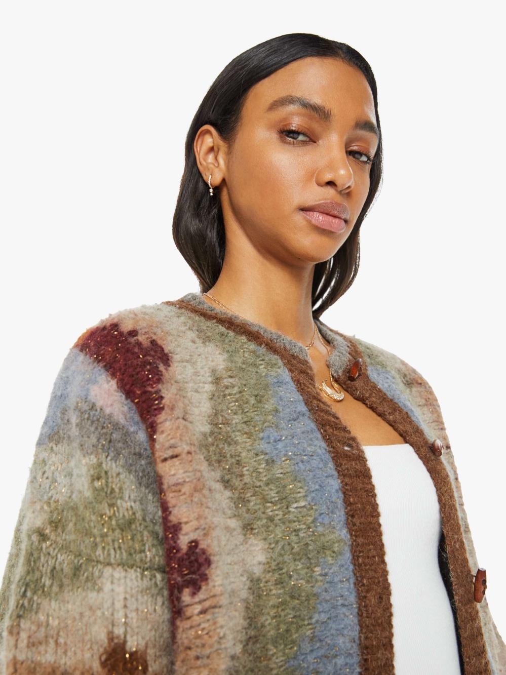 Women Jackets | Mother Denim The Soaring High Cardigan - Bumpy Trails