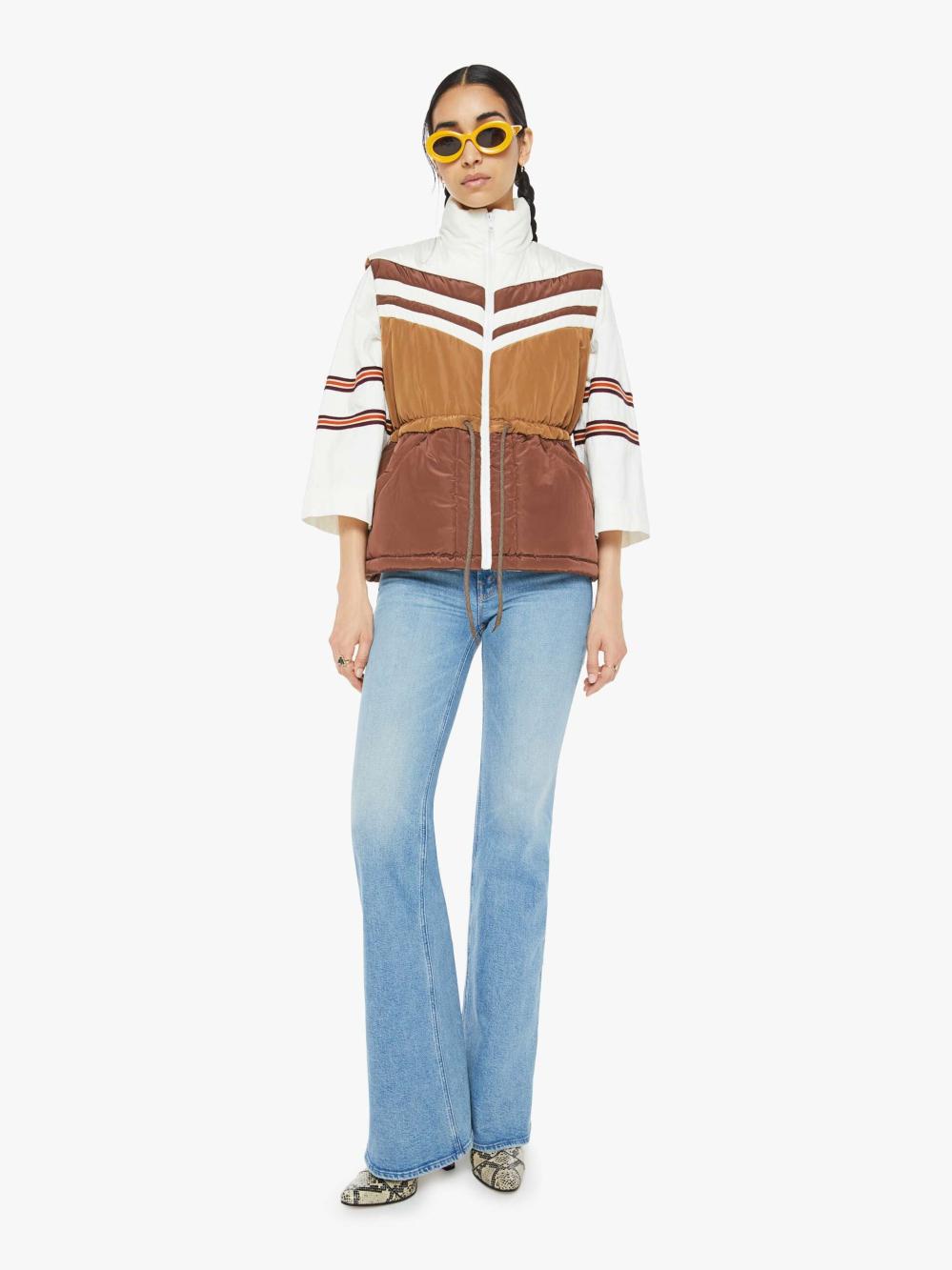 Women Jackets | Mother Denim The Three's Company - Collegiate Cowpoke