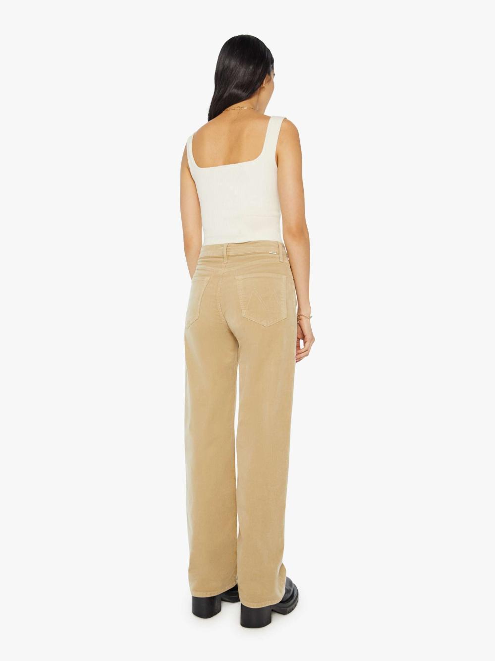 Women Pants | Mother Denim The Dodger Sneak - Hopscotch - Taos Taupe