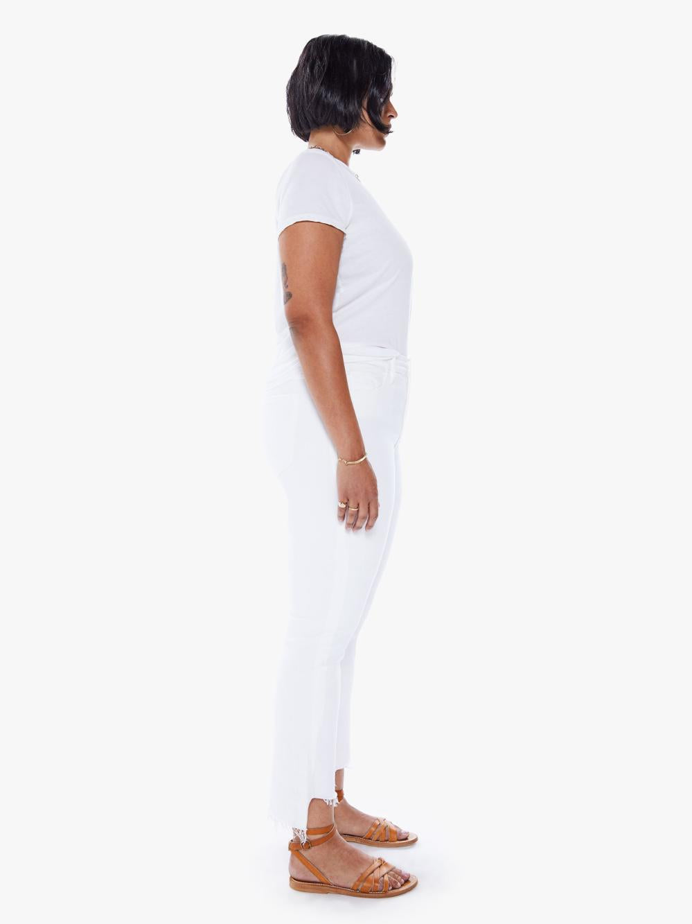 Women Pants | Mother Denim The Insider Crop Step Fray - Fairest Of Them All