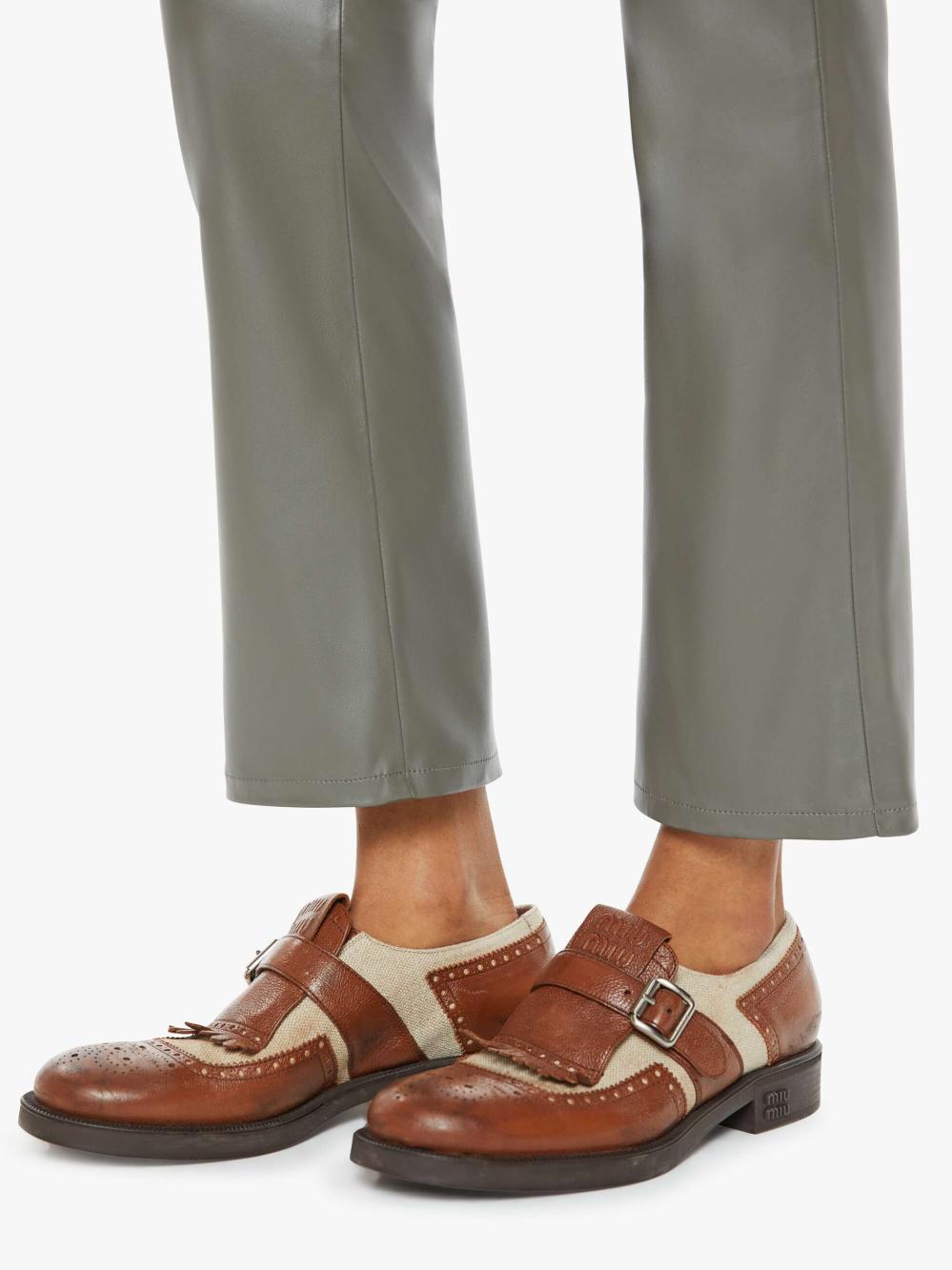 Women Pants | Mother Denim The Insider Flood - Cinder Block