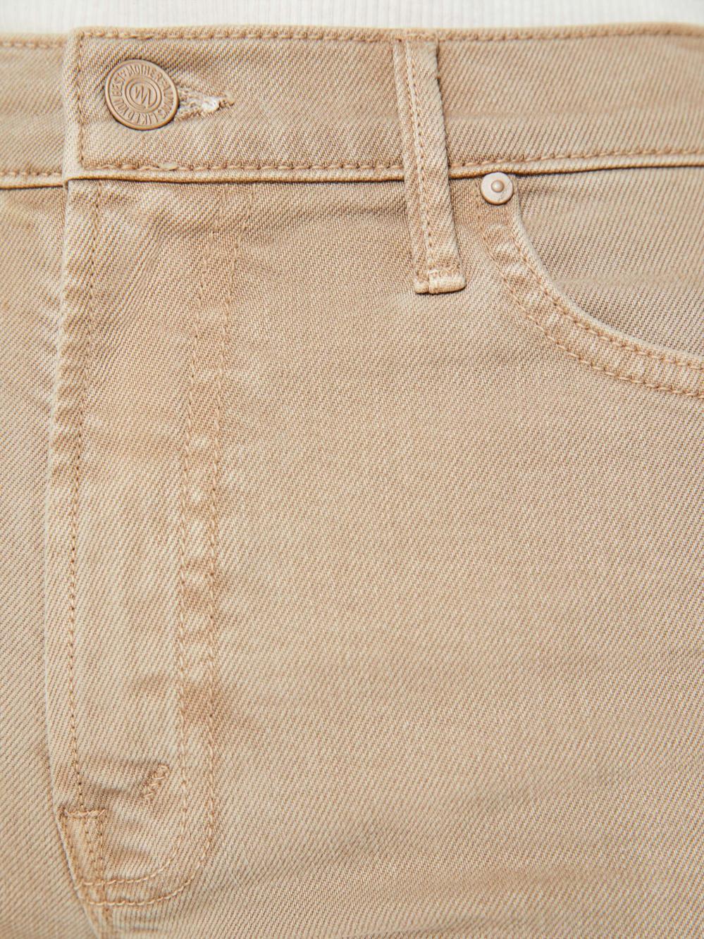Women Pants | Mother Denim The Kick It - Farmers Tan