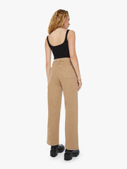 Women Pants | Mother Denim The Quartet Breaker Skimp - Dark Khaki