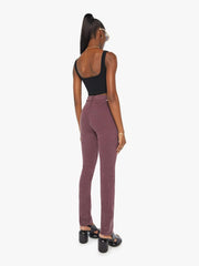 Women Pants | Mother Denim The Rocky Rider Skimp - Cats And Dogs - Mauve Wine