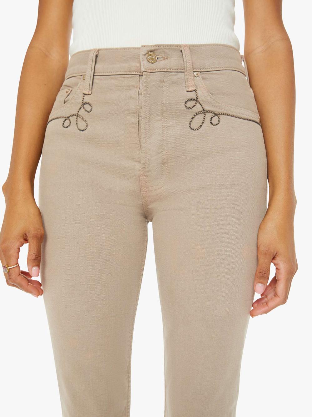 Women Pants | Mother Denim The Tomcat Ankle - Farmers Tan
