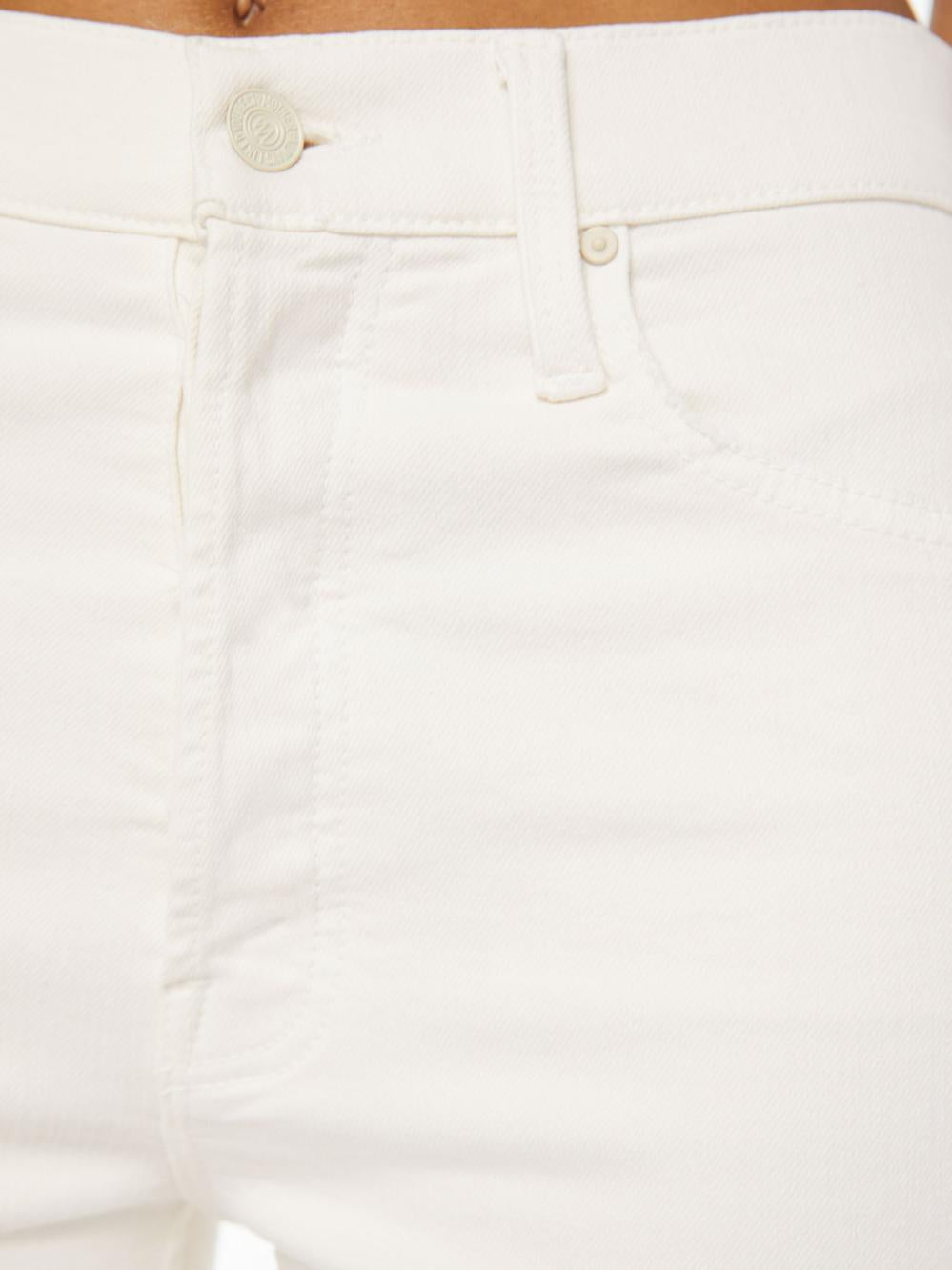 Women Pants | Mother Denim Women's The Tomcat Ankle - Cream Puffs