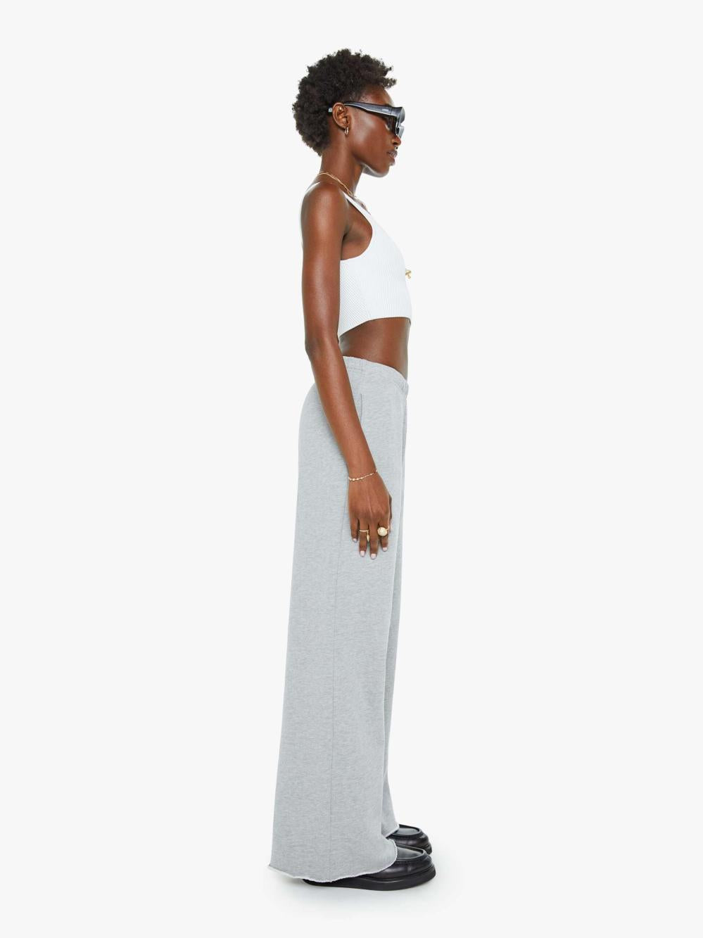 Women Pants | Mother Denim XiRENA Emmette Sweatpant - Heather Grey