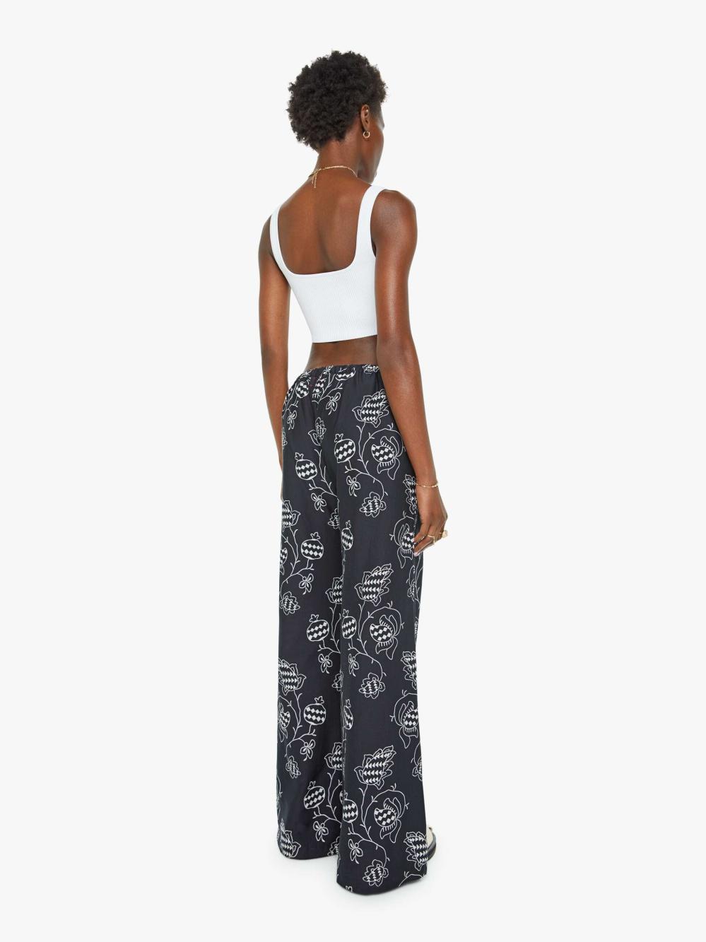 Women Pants | Mother Denim XiRENA Pippen Pant - Black Pom