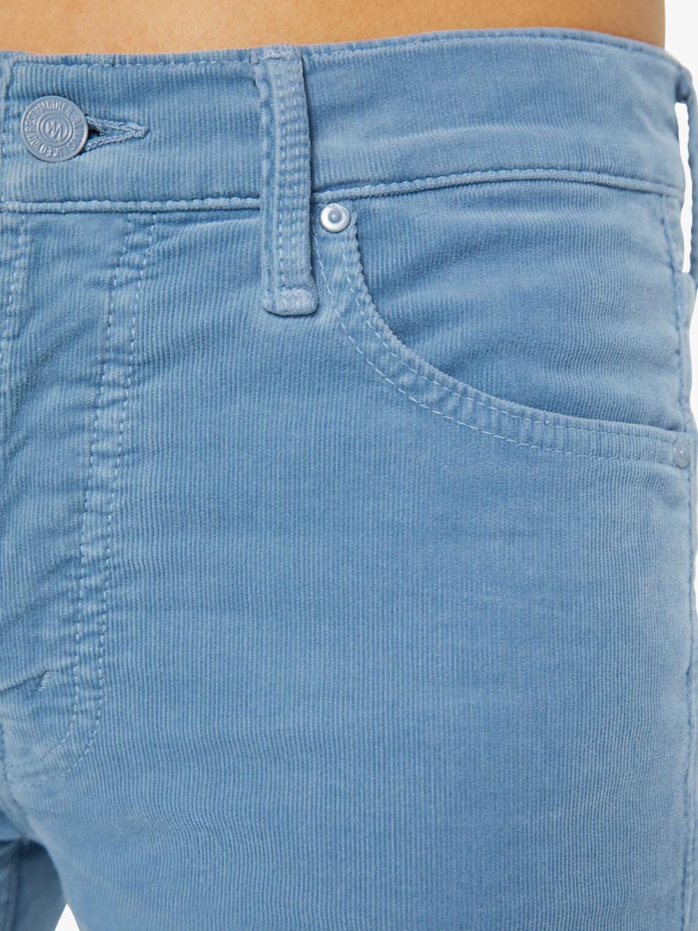Women Petites | Mother Denim PETITES The Lil' Hiker Hover - Hopscotch - Blue Shadow