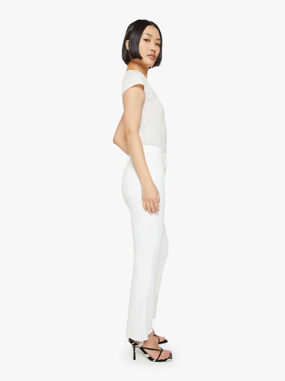 Women Petites | Mother Denim PETITES The Lil' Hustler Ankle Fray - Fairest Of Them All