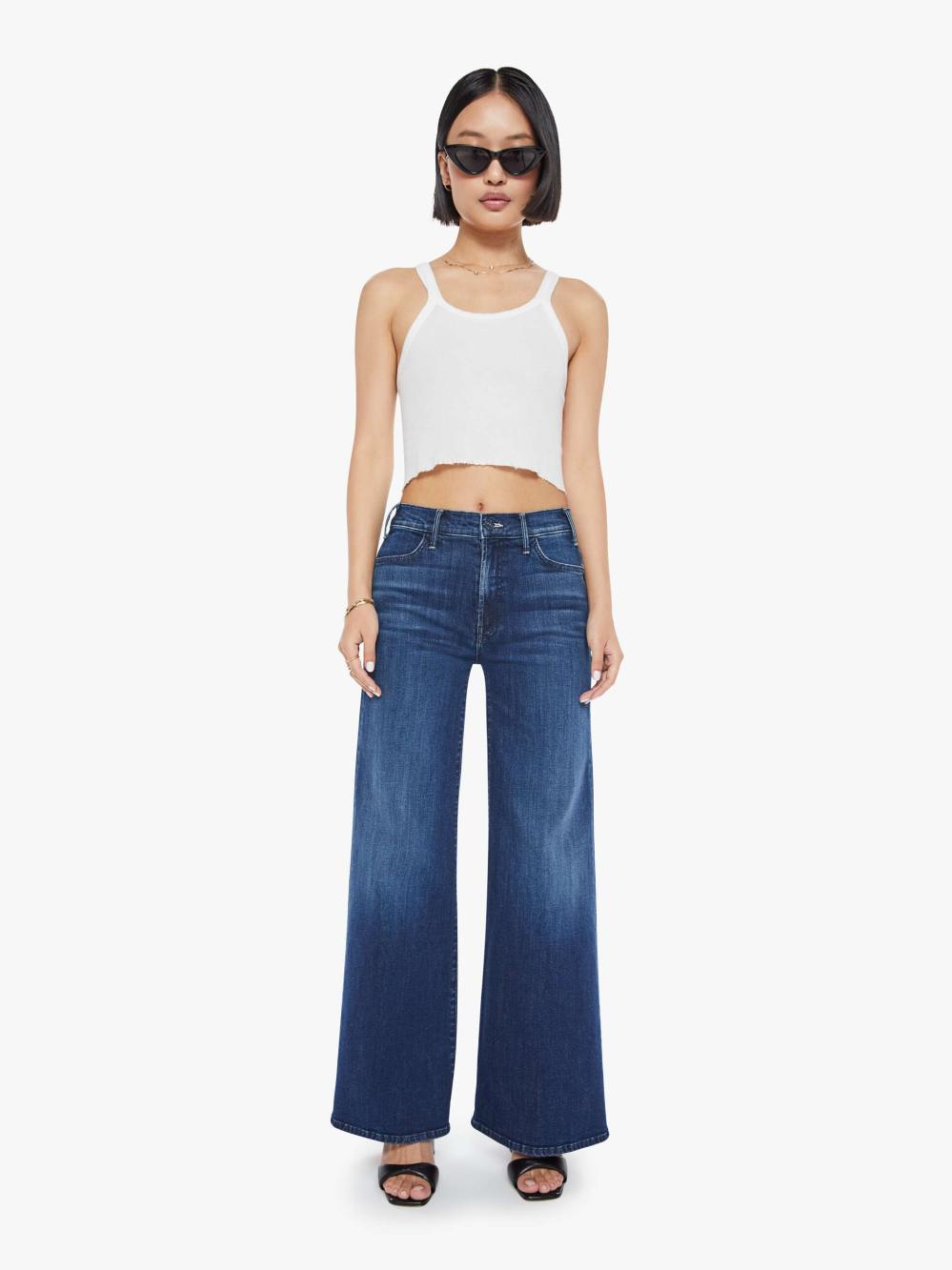 Women Petites | Mother Denim PETITES The Lil' Hustler Roller Sneak - Heirloom
