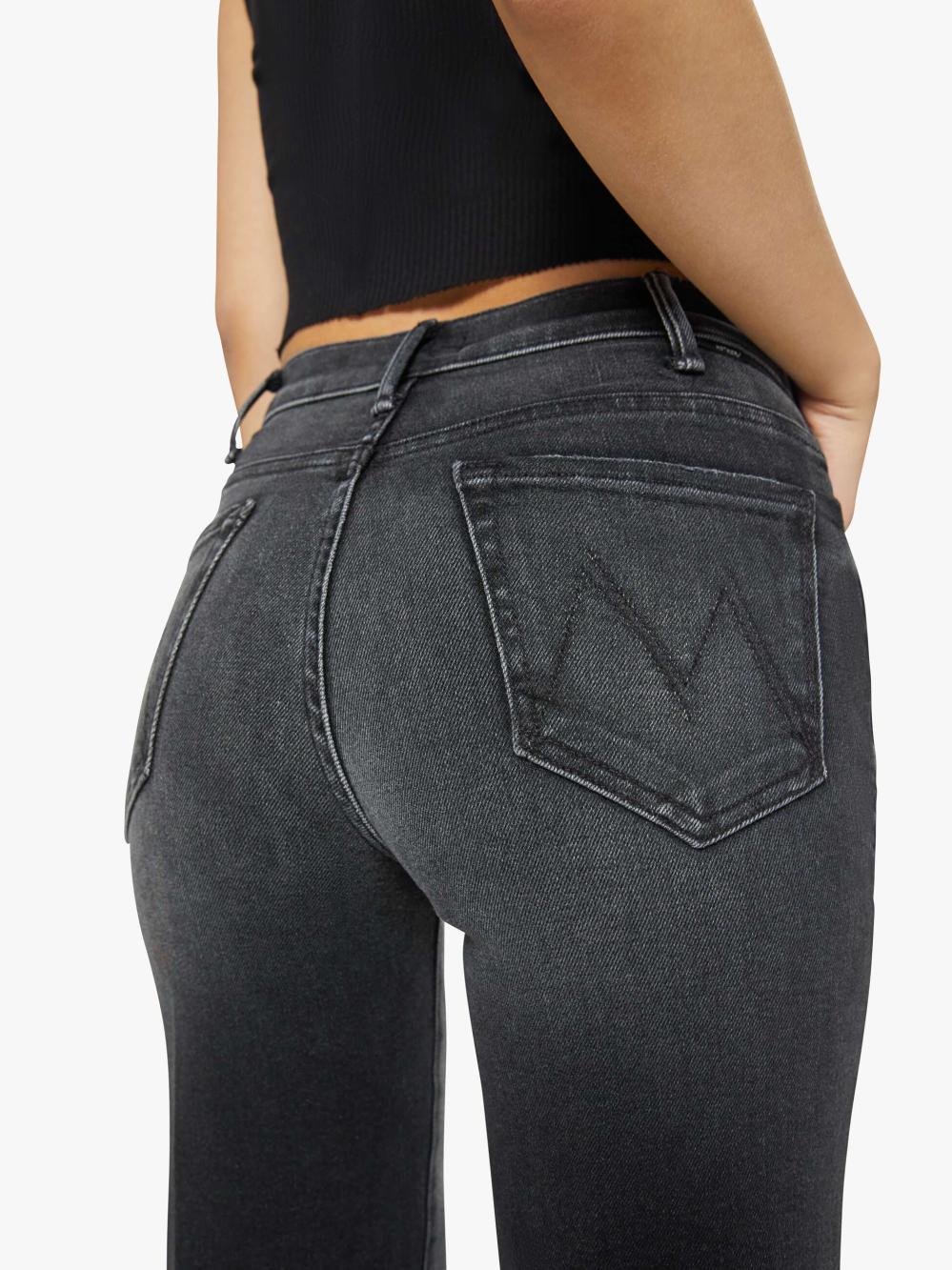 Women Petites | Mother Denim PETITES The Lil' Hustler Roller Sneak - Not Today Satan