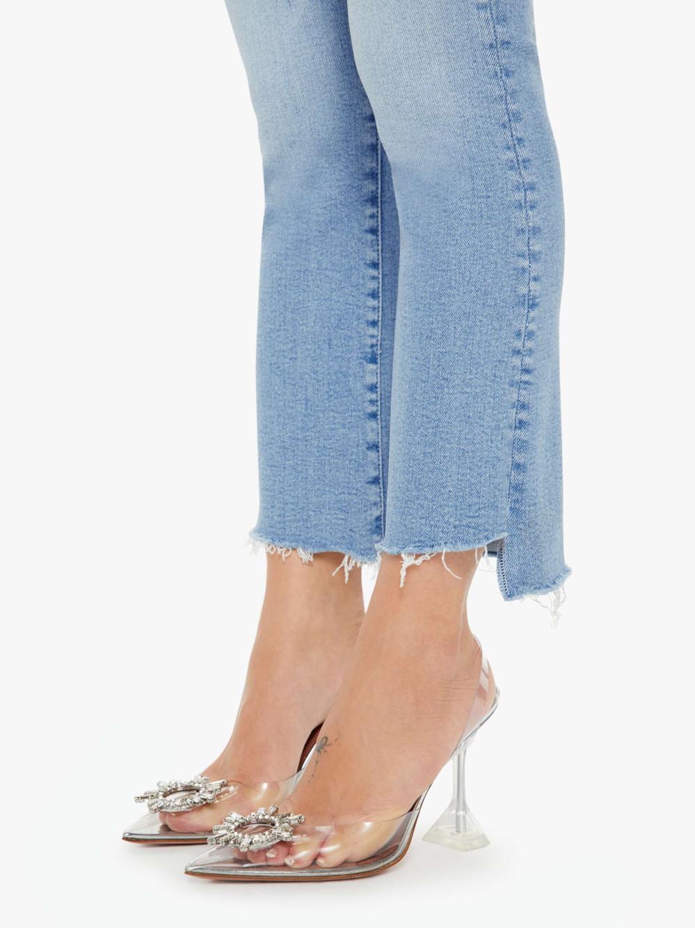 Women Petites | Mother Denim PETITES The Lil' Insider Crop Step Fray - Limited Edition