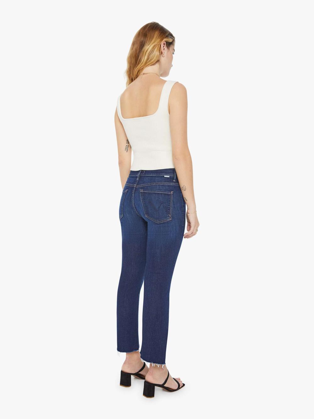 Women Petites | Mother Denim PETITES The Lil' Insider Crop Step Fray - Off Limits