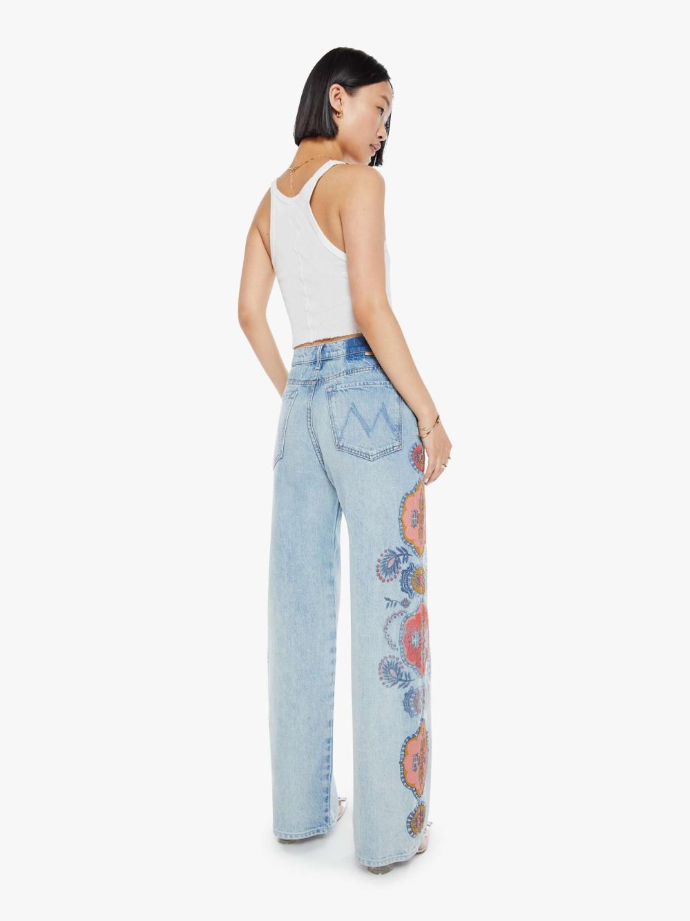 Women Petites | Mother Denim PETITES The Lil' Maven Sneak - Side To Side