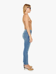 Women Petites | Mother Denim PETITES THE LIL MID RISE DAZZLER ANKLE FRAY RIDING THE CLIFFSIDE
