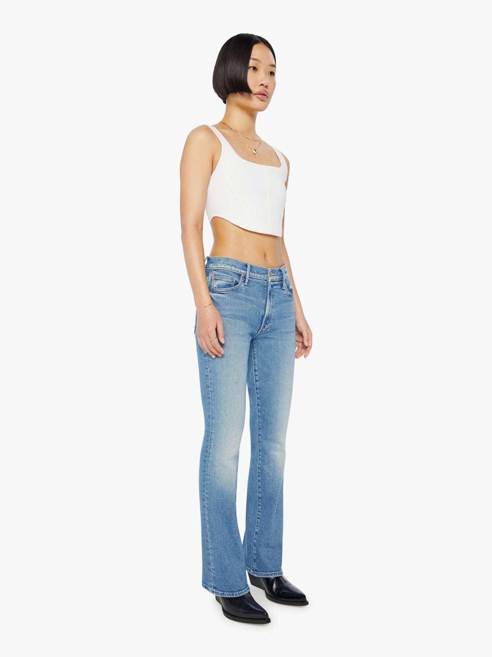 Women Petites | Mother Denim PETITES The Lil' Outsider Sneak - Flag Me Down